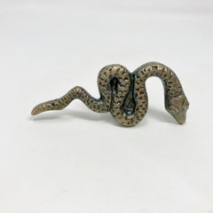 Antique Bronze Snake Metal Knob. Intricate Vintage-Inspired Drawer & Cabinet Hardware
