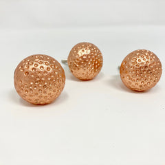 Copper Hammered Knob & Cup Handle. Rustic, Elegant Design in Durable Copper, Perfect for Cabinets, Drawers, & Furniture