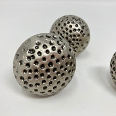 Pewter Hammered Knob & Cup Handle Cabinet - Drawer Pull Door Knob Kitchen Replacement Knob