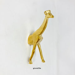 KNOBS Gold Safari Animal Iron Metal Drawer. Set of 6 or Individual, Perfect for Cabinets, Drawers, Furniture, and Safari-Themed Décor