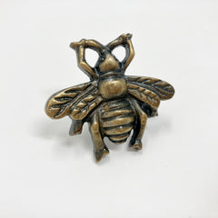 Antique Bronze Metal Bumble Bee Knob – Unique Vintage-Inspired Drawer & Cabinet Hardware for Rustic, Nature-Themed Home Décor