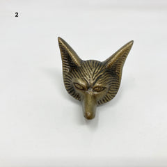 Vintage Antique Animal Iron Cabinet Door Handles. Handmade Bronze Metal Animal Design, Unique, Rustic Decorative Hardware for Cabinets, Drawers, and Furniture