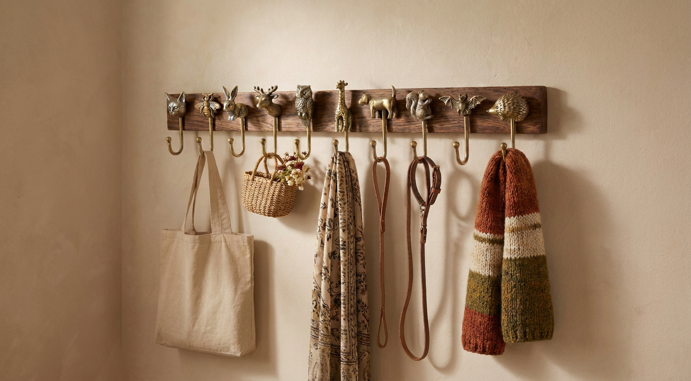 Hooks & Curtain Tie backs