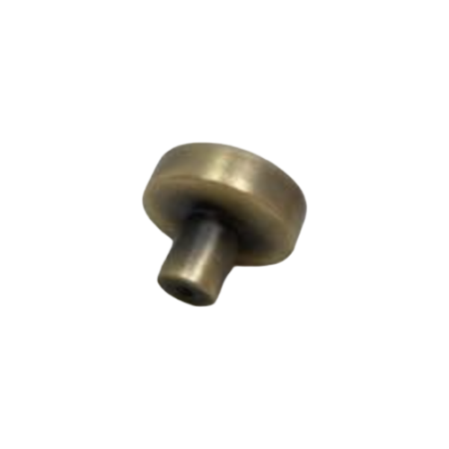 Lacquered Antique Brass 25mm Flat Knob