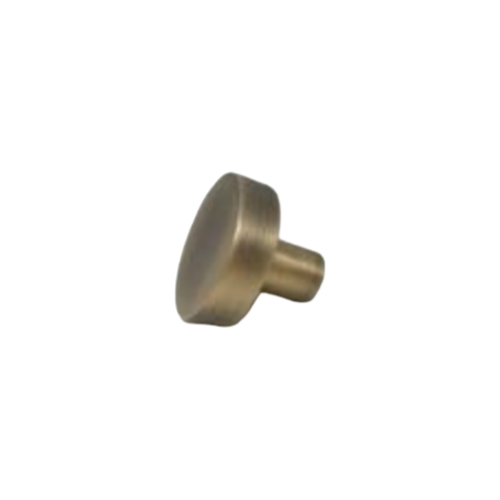 Lacquered Antique Brass 25mm Flat Knob