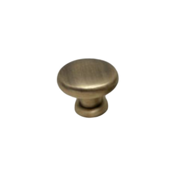 Lacquered Antique Brass Traditional Knob