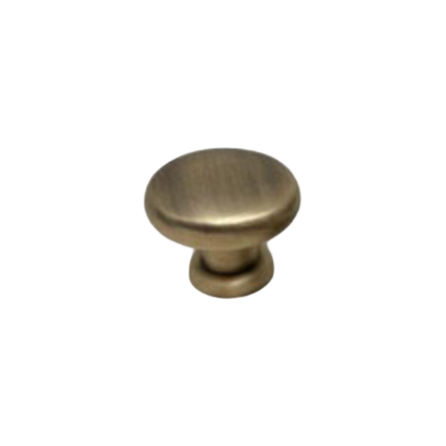 Lacquered Antique Brass Traditional Knob