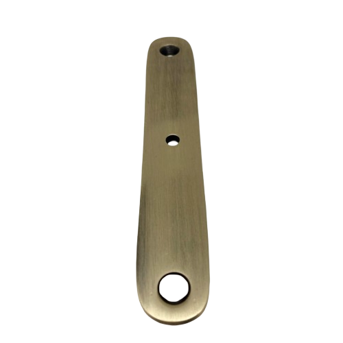 Lacquered Antique Brass Large Oval Backplate