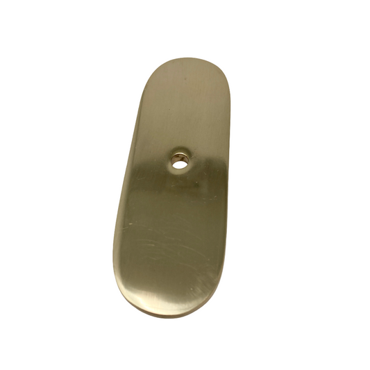 Lacquered Brass Small Oval Backplate