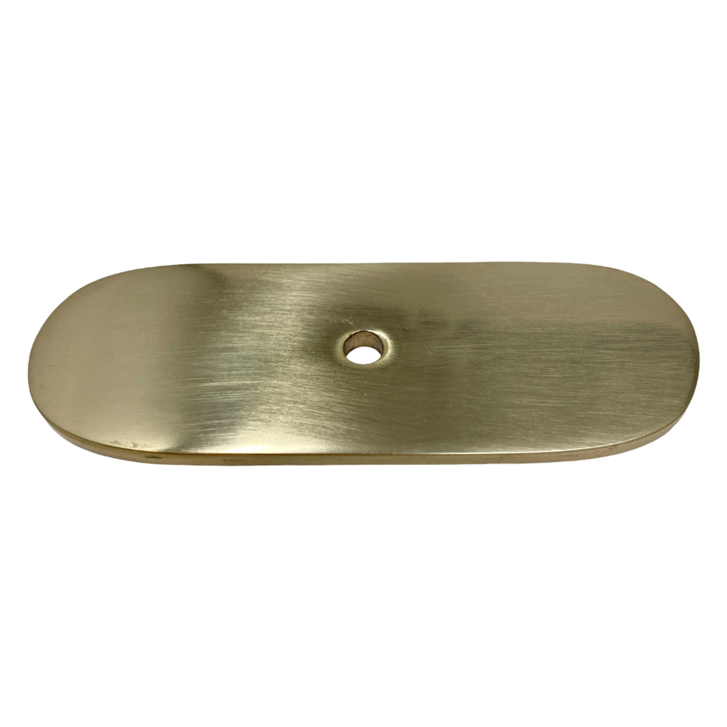 Lacquered Brass Small Oval Backplate