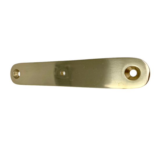 Lacquered Brass Large Oval Backplate