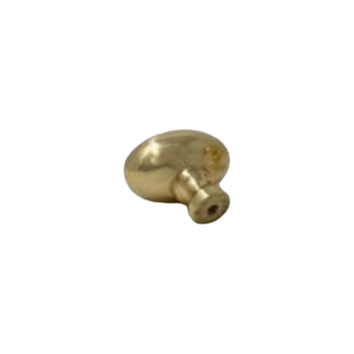 Lacquered Brass Oval Knob