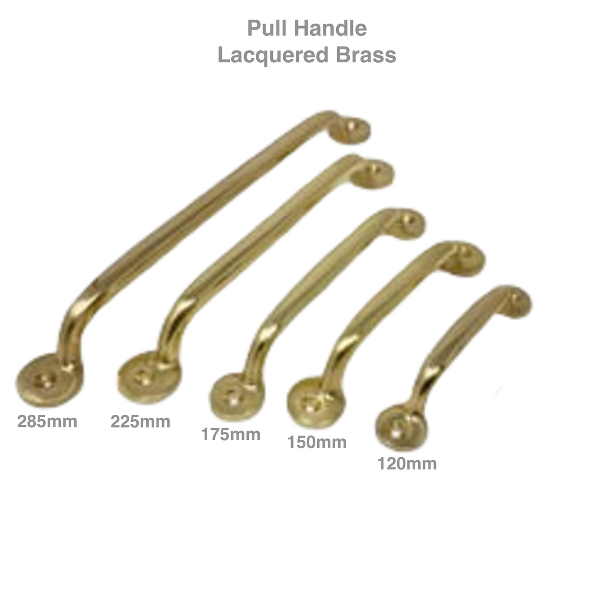 Lacquered Brass Pull Handle