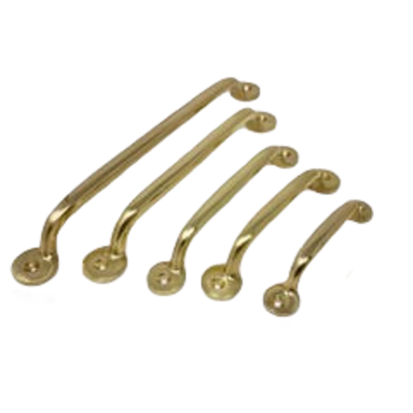 Lacquered Polished Brass Pull Handle