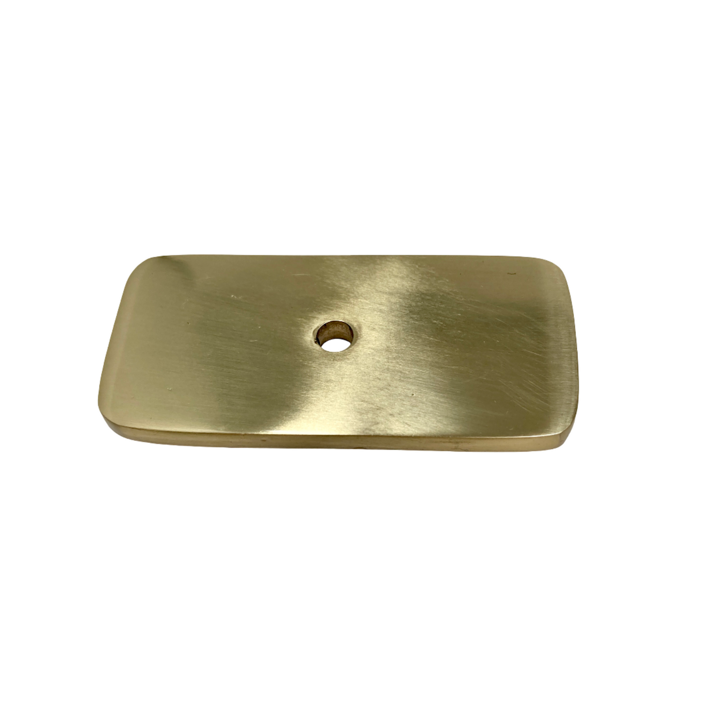 Lacquered Brass Rectangular Backplate