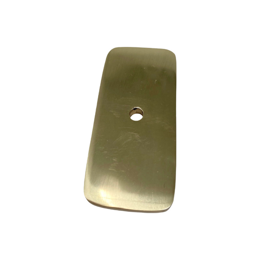 Lacquered Brass Rectangular Backplate