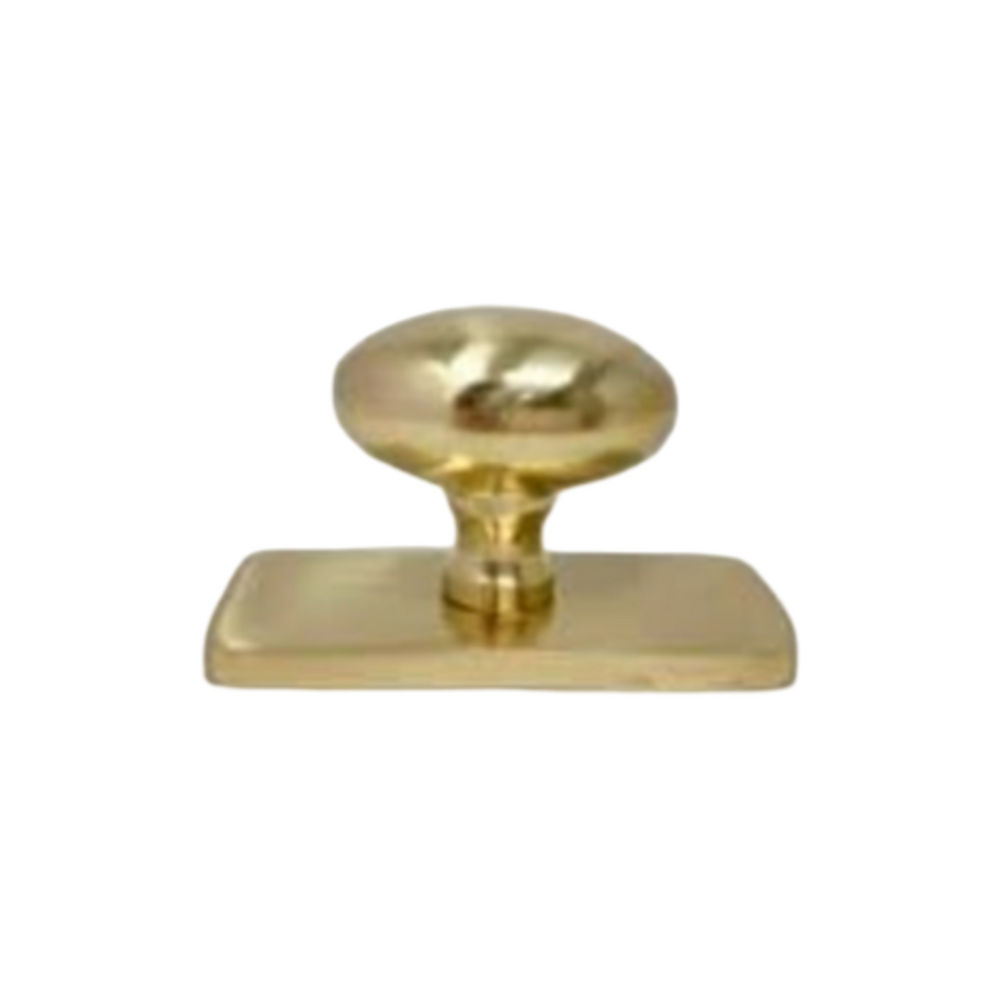 Lacquered Brass Rectangular Backplate