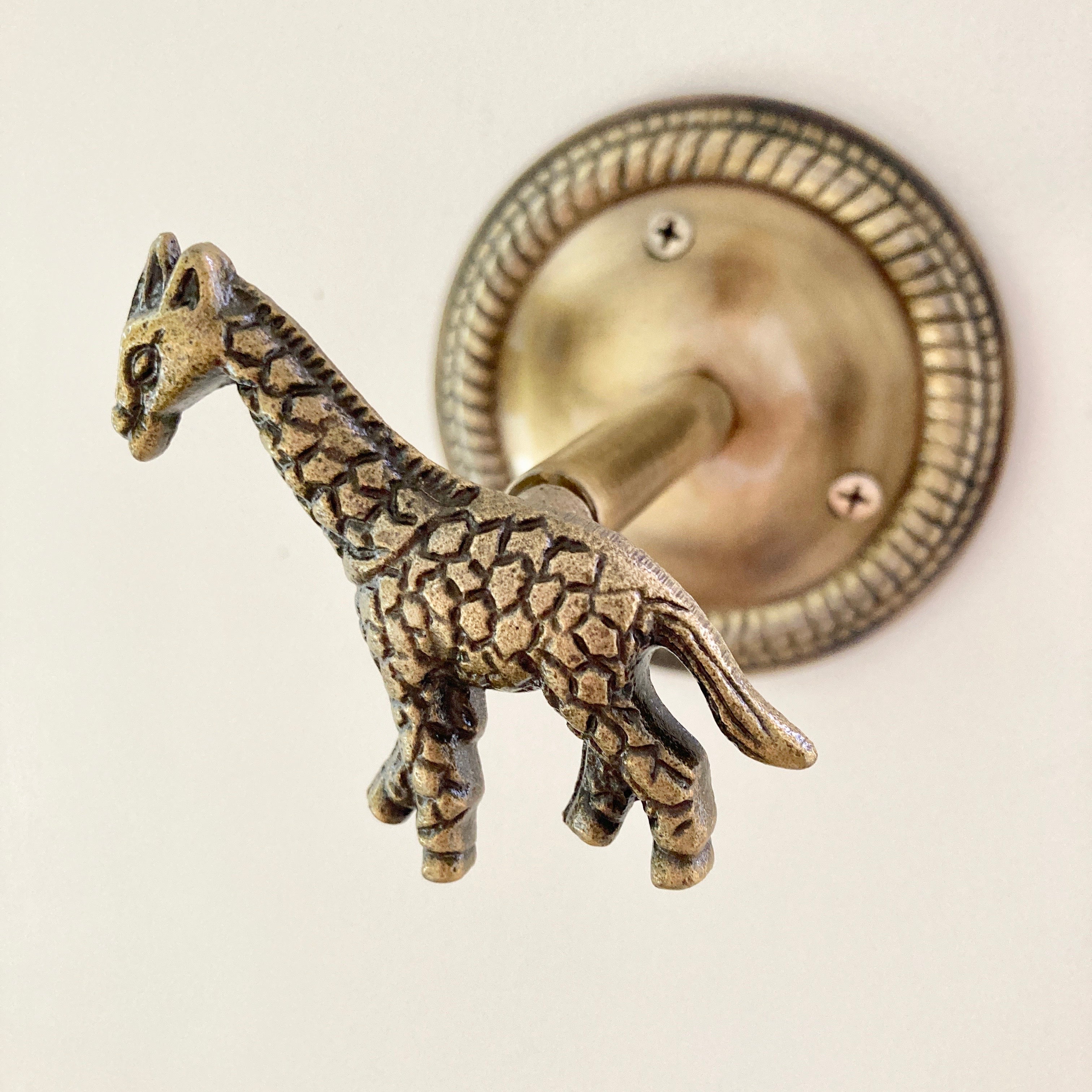 Animal Hook Curtain Hold Back Curtain Tie Back Jewellery Hook Antique Brass | Iron