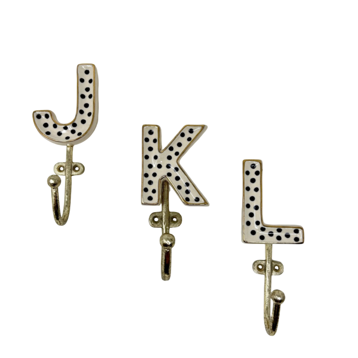 Alphabet Ceramic Hook