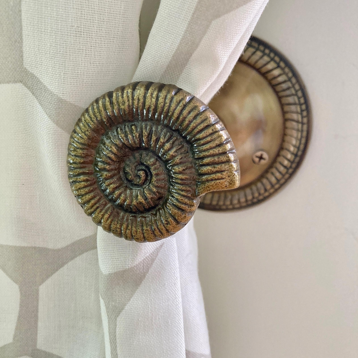 Large Shell Curtain Hook