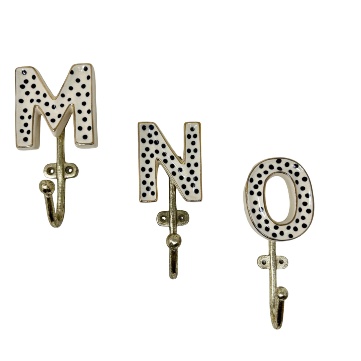 Alphabet Ceramic Hook