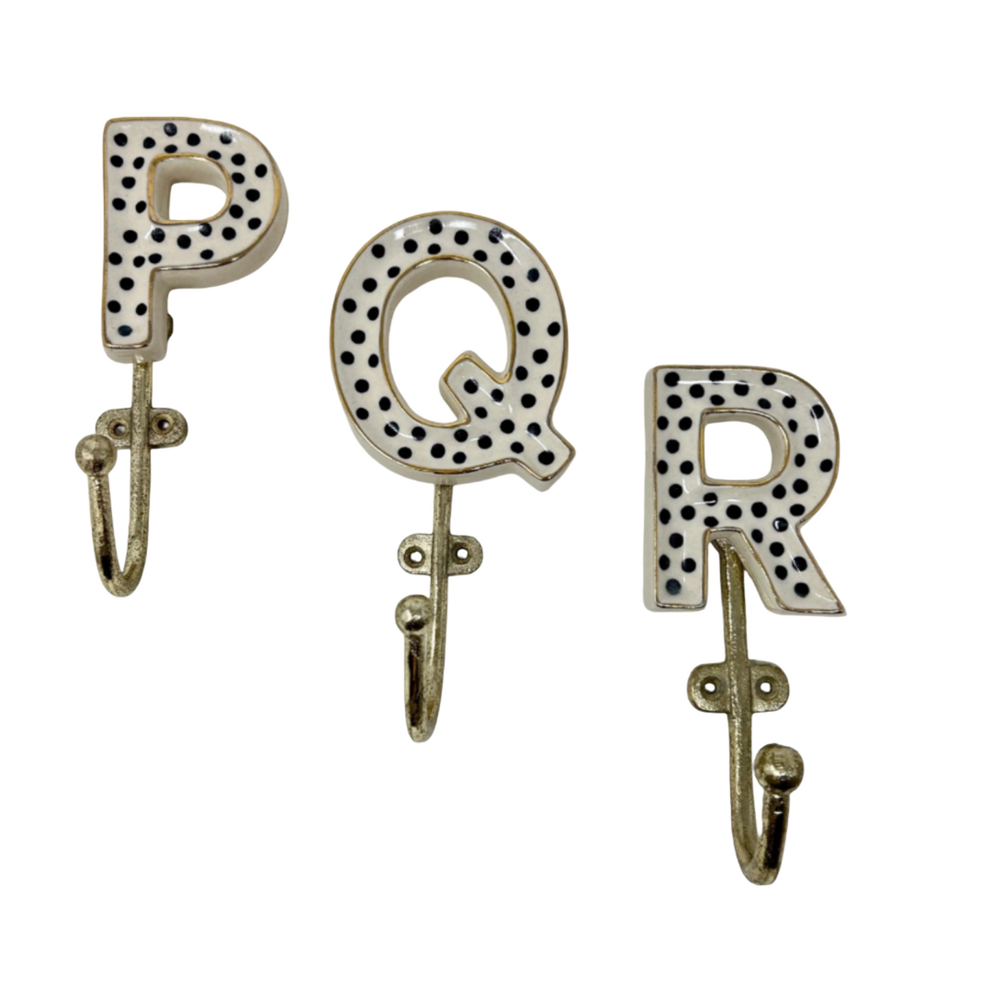 Alphabet Ceramic Hook