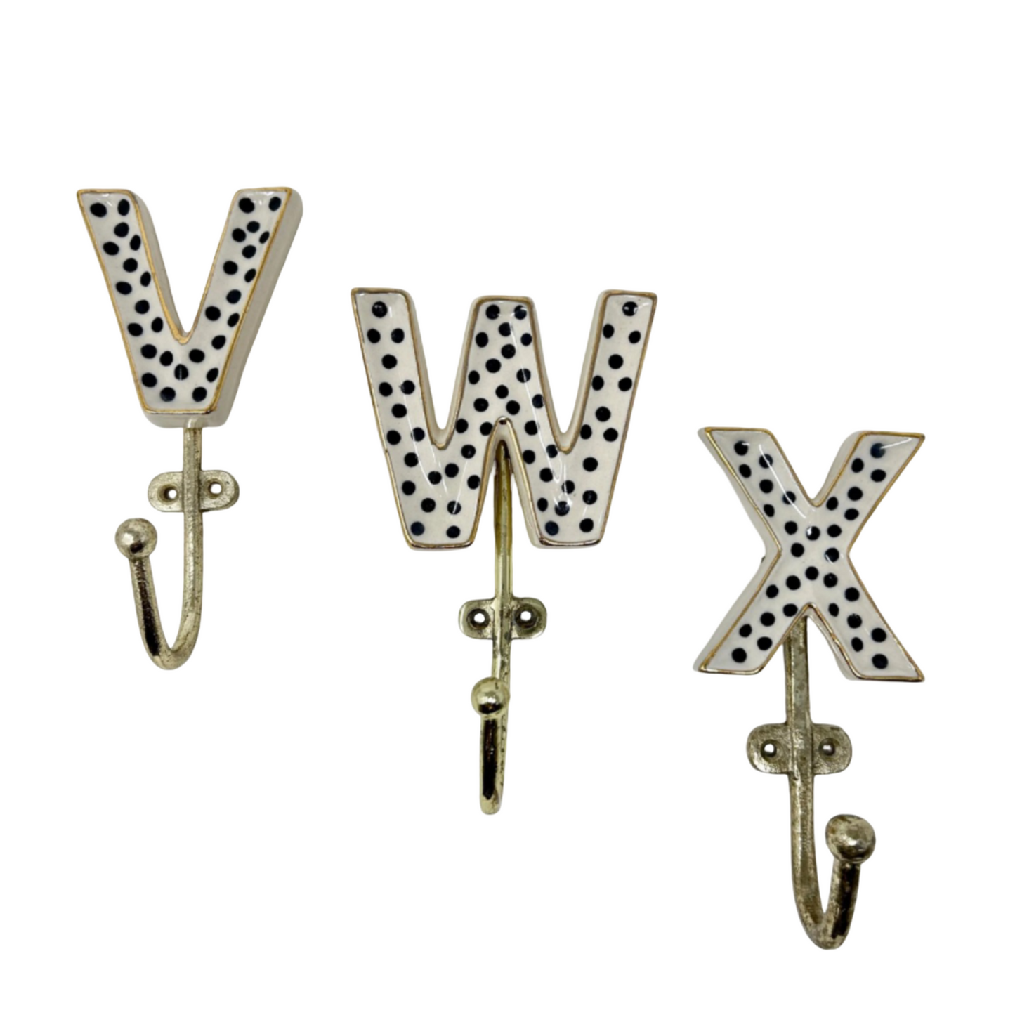 Alphabet Ceramic Hook