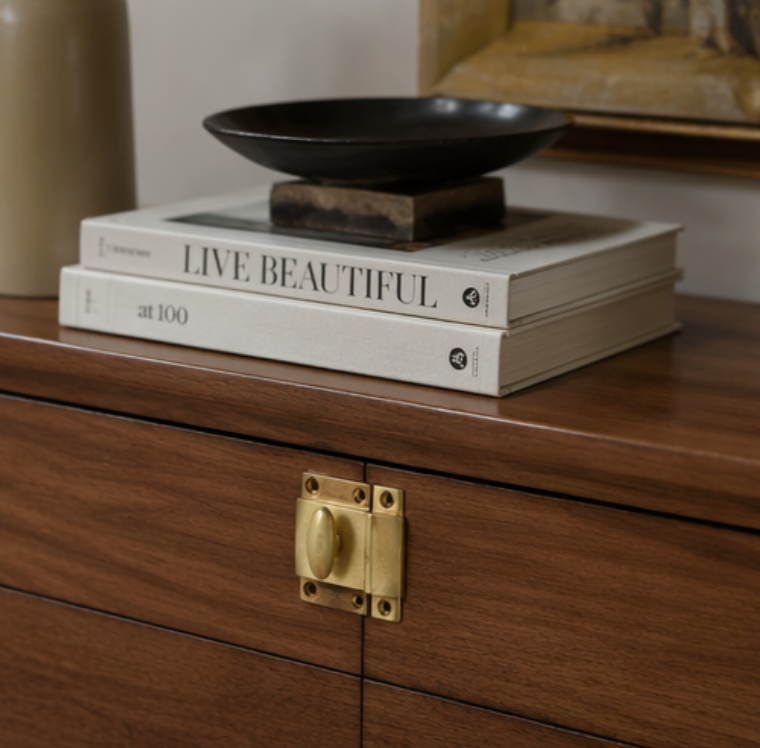 Unlacquered Brass Latch
