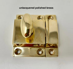 Polished Brass UNLACQUERED Latch