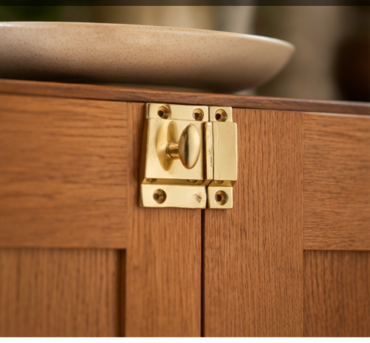 Unlacquered Brass Latch