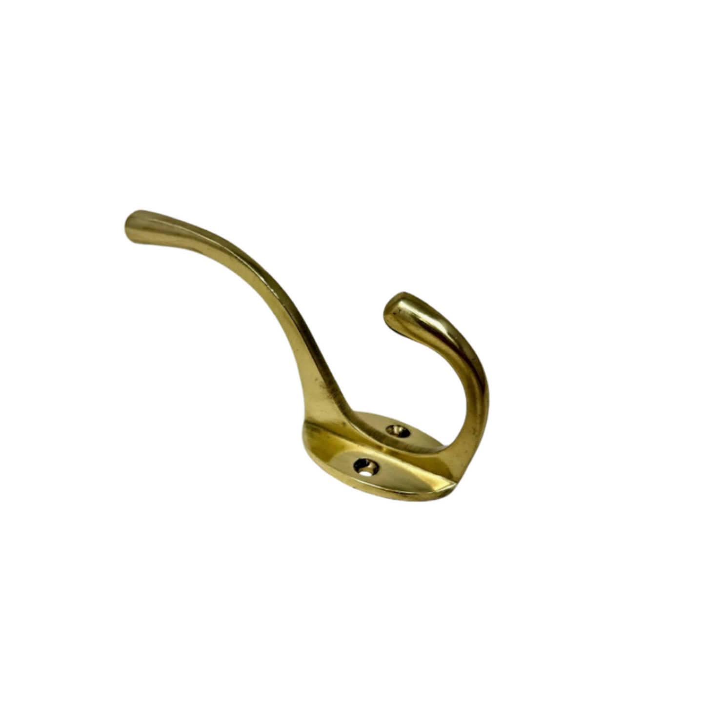 Double Solid Brass Wall Hook