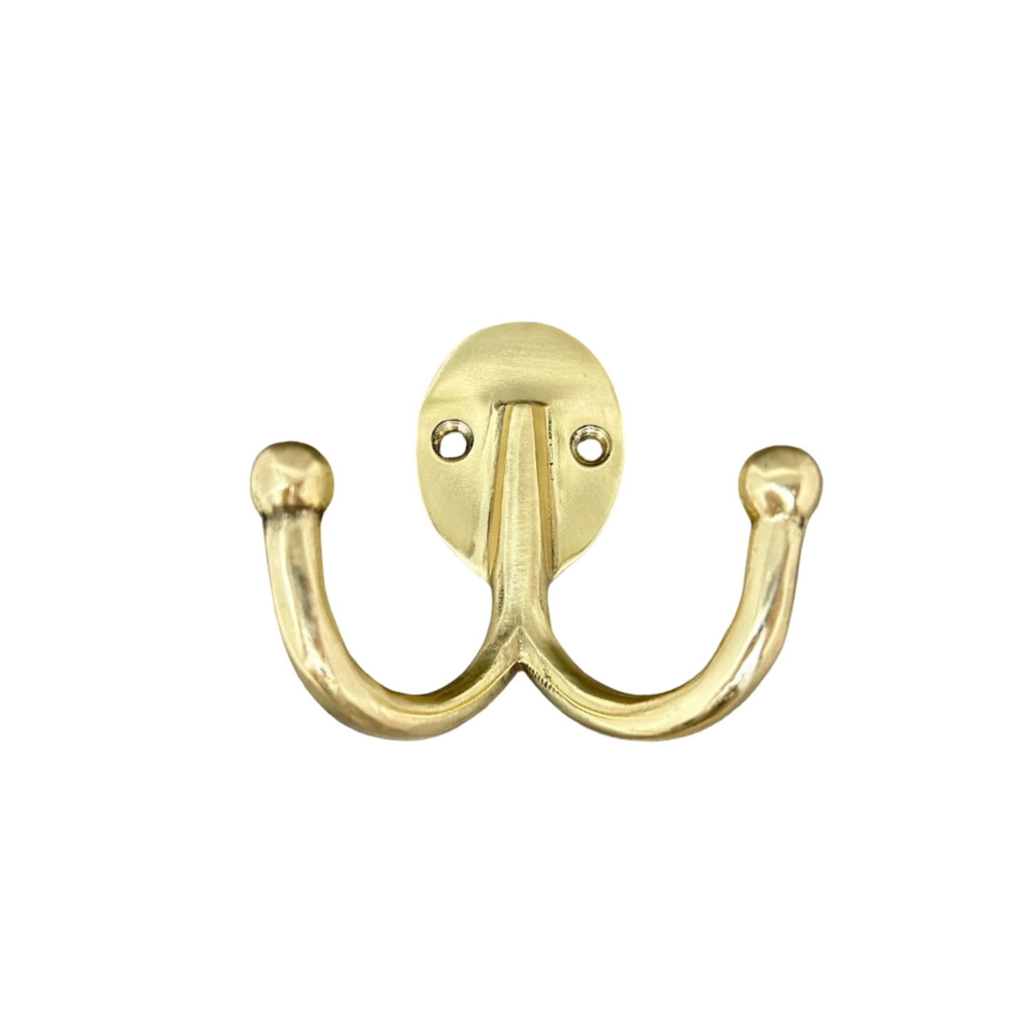 Solid Brass Robe Wall Double Hook
