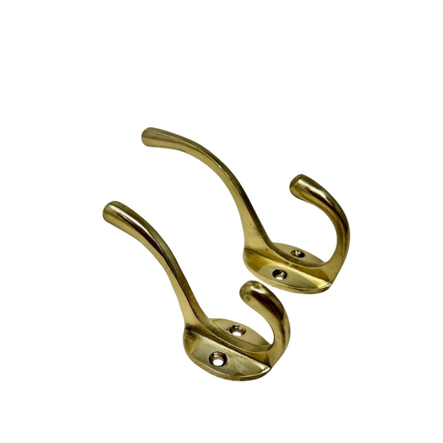 Double Solid Brass Wall Hook