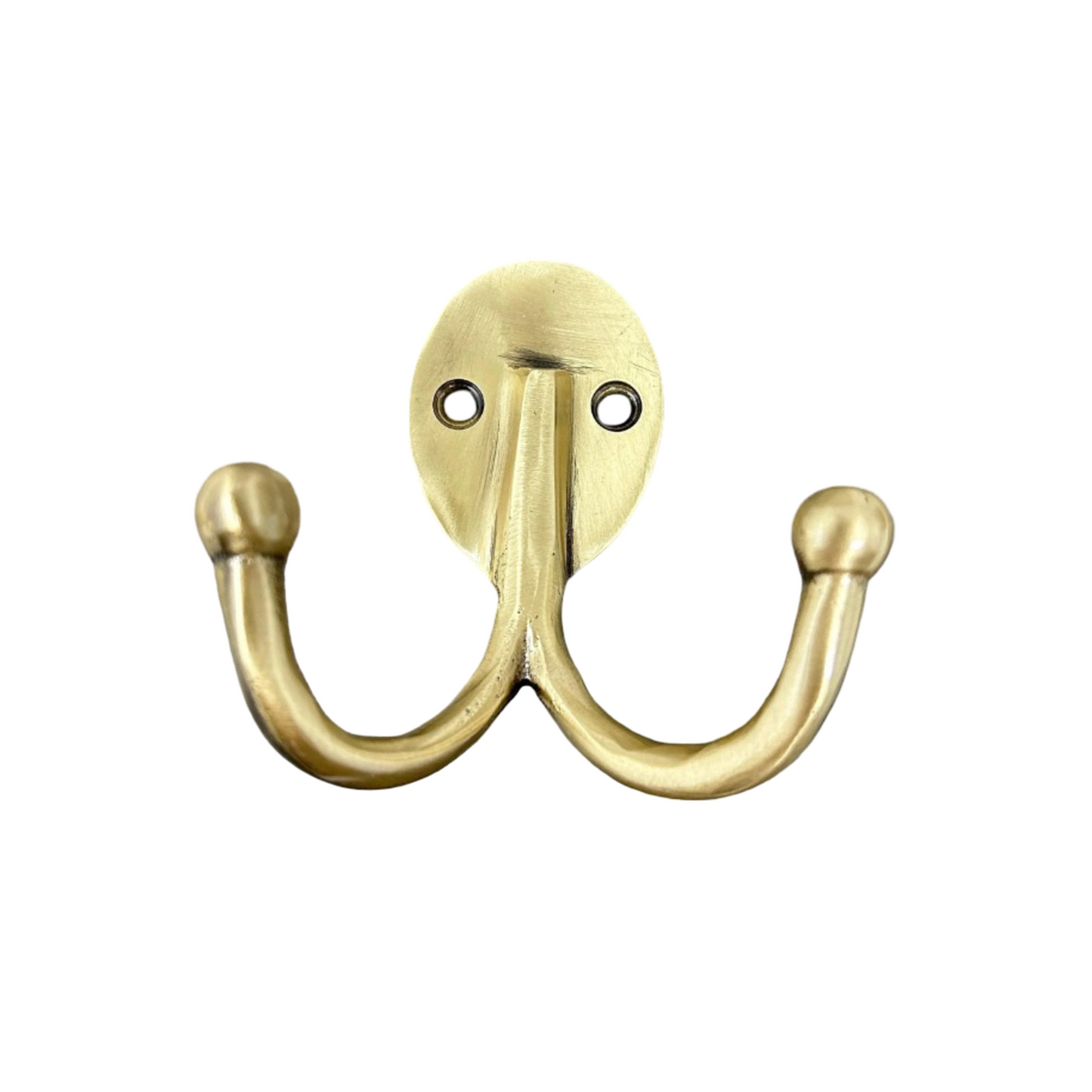 Solid Brass Robe Wall Double Hook