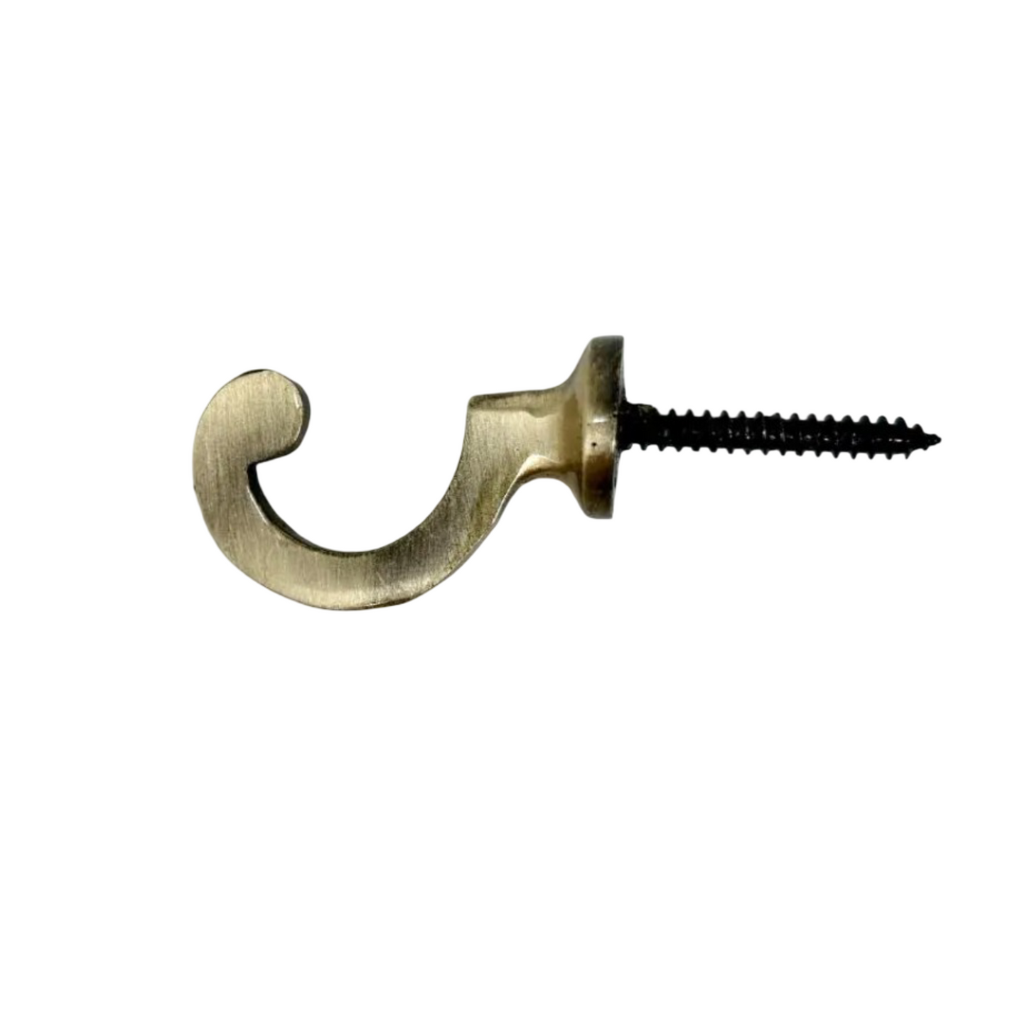 Solid Brass Hook With Flat Edge