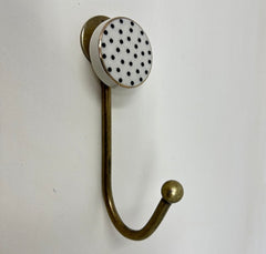 Hand Painted Ceramic Double & Single Hooks