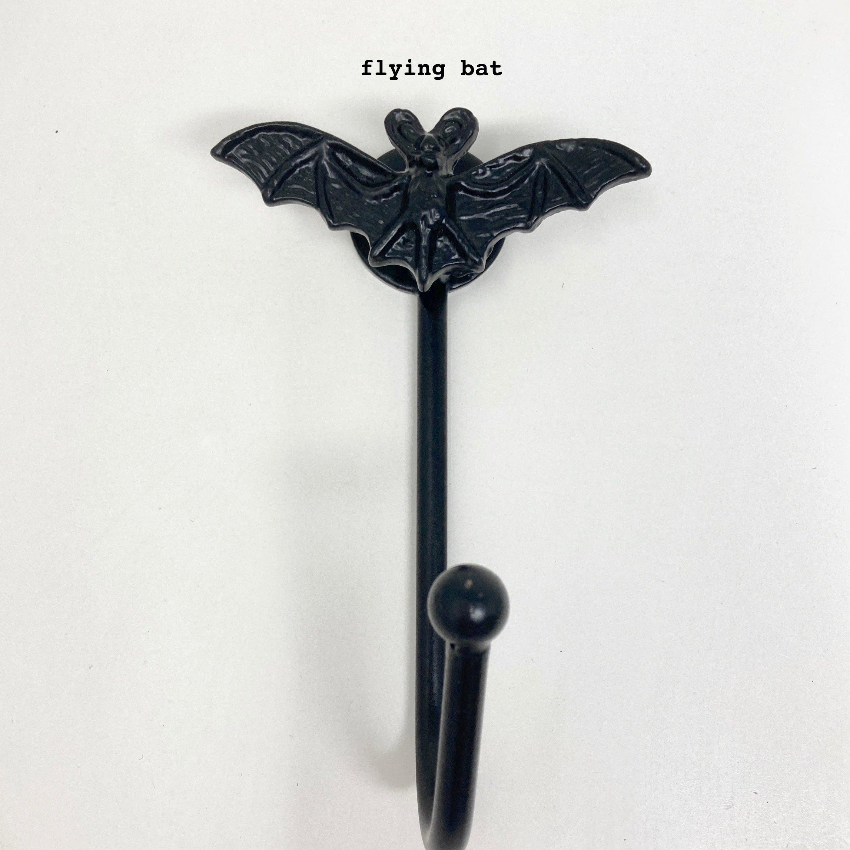 Black Metal Hooks | Tie-Back | Towel Hook | Iron | Bathroom | Bedroom