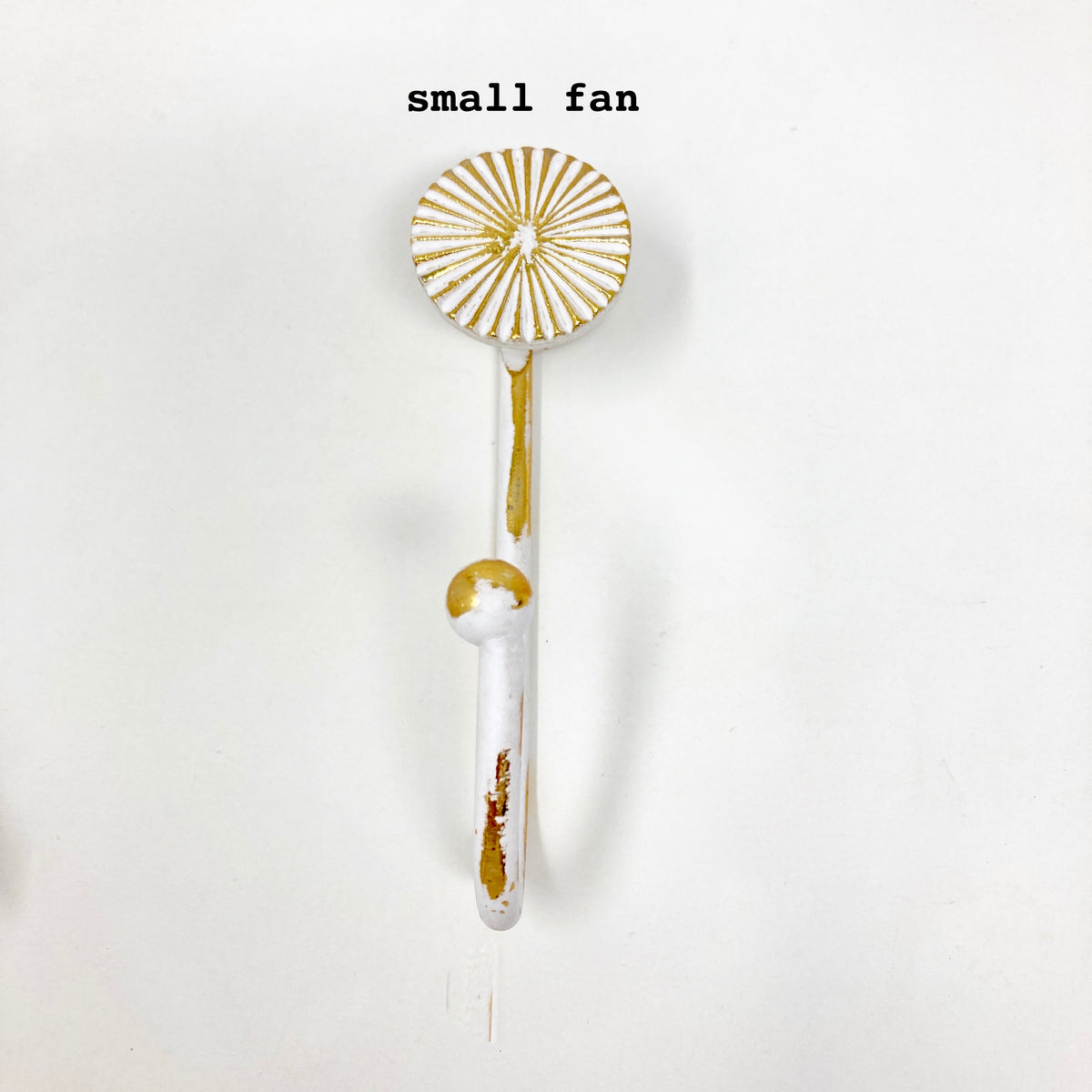 Washed Gold Metal Hooks. Stylish Tie-Back & Towel Hook for Bathroom and Bedroom, Durable Iron Construction with Elegant Washed Gold Finish