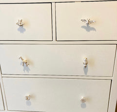 Washed Gold Animal and Fan Iron Drawer Pull, Rustic Cabinet Door Handle, Door Knobs