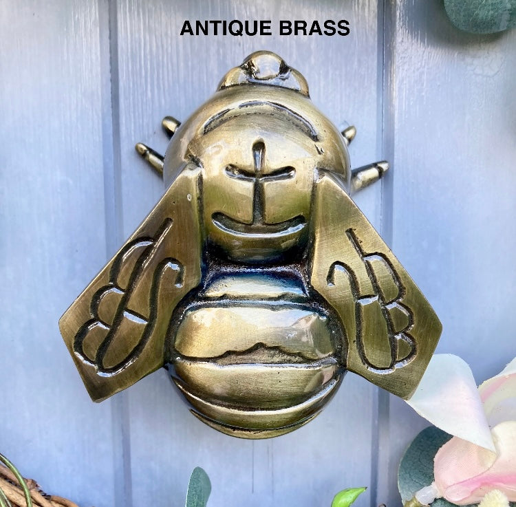 Brass Bee Door Knocker |Bumblebee