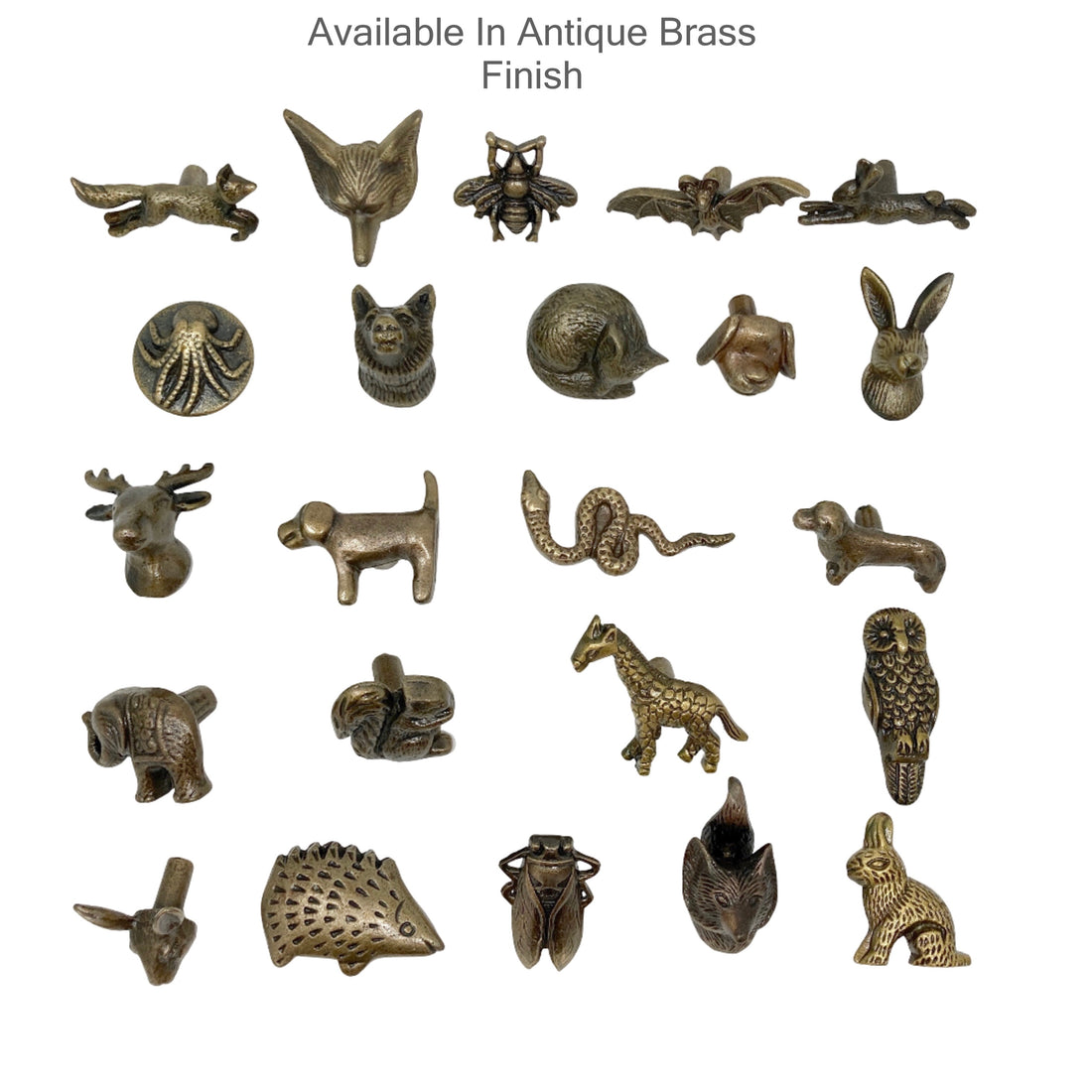 Elephant Animal Knob