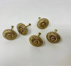 Sunflower Solid Polished Brass Vintage Style | I00% Brass