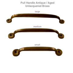 Unlacquered Brass Pull Handle