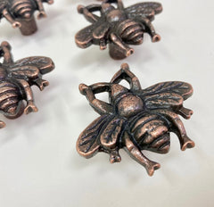 ANTIQUE COPPER Bumble Bee Knob- Knob Home decor drawer pull