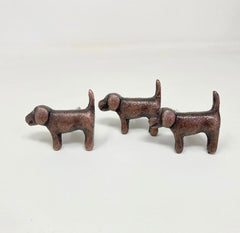 ANTIQUE COPPER Dog Knob| Drawer Pull Animal Knob Cabinet