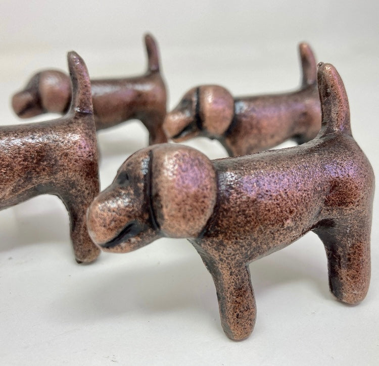 ANTIQUE COPPER Dog Knob| Drawer Pull Animal Knob Cabinet