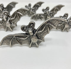 ANTIQUE PEWTER Bat Animal Knob | Drawer Pull Door Knob Dresser