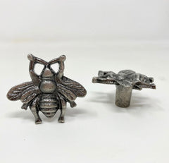 ANTIQUE PEWTER Metal Bee Knob - Knob Home decor drawer pull Cabinet