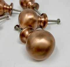 Antique Copper Finish Bubble Ball Knob x 1 | Wardrobe | Modern | Kitchen Replacement| Furniture Knob | Cabinet Knob | Iron