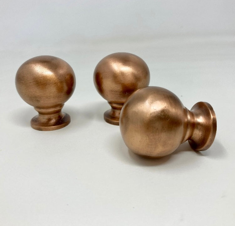 Antique Copper Finish Bubble Ball Knob x 1 | Wardrobe | Modern | Kitchen Replacement| Furniture Knob | Cabinet Knob | Iron